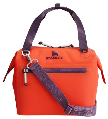 STANLEY All Day Julienne - Mini bolsa térmica suave y lonchera de 7.4 cuartos de galón, enfriador de 10 latas con asas y correa, se mantiene frío durante horas, bolsa de viaje aislada con cremallera