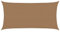vidaXL Voile d'ombrage 160 g/m² Taupe 3x6 m PEHD, Voile de Parasol, bâche de Parasol, écran Solaire, voiles de Parasol, bâches de Parasol