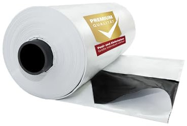 Premium Poolplane 10x12m, UV-beständig, reißfest, lichtdicht, wasserdicht, schwarz/weiß, algenfrei - Hochwertige Abdeckplane für Pool und Garten, Silofolie, Abdeckfolie, Gartenfolie, (Größe wählbar)