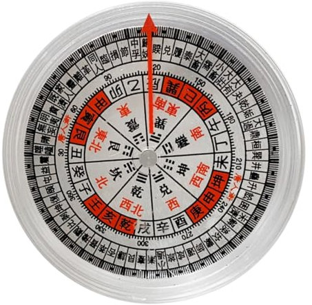 GREENADSCAPE Kompass Lo Pan Feng Shui Transparent Acryl