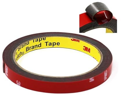 3M Double Sided Tape 4218P 10mm x 3m Heavy Duty Waterproof Perfect for Automotive LED Strips Indoor Outdoor Applications 3M Sticky Tape Ultra Strong Adhesion Multi Purpose Mounting Solution