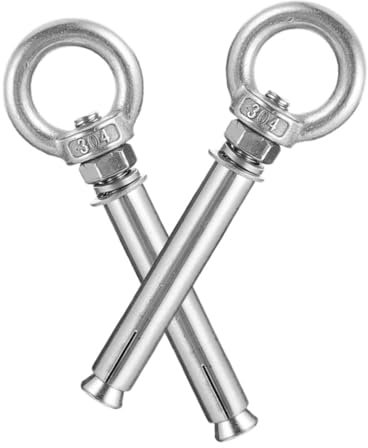 UKCOCO 2stücke Dehnschraubenbefestigung Aus Für Asphalt Wandbeton-ringschraube Zementschrauben Für Dehnanker-ringschraube Betonankerbolzen