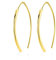 WACEH Earrings Glatter Stick Moon Hoop Ohrring für Frauen Schmuck Jewelry