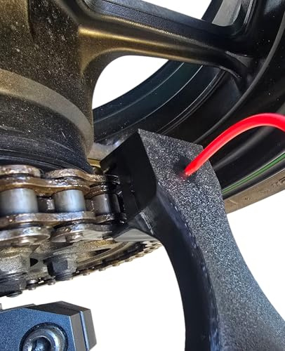 Kettenspray-Spritzschutz für saubere Reifen & Felgen - Spritzschutz zum Aufstecken - Motorrad Zubehör - Hochwertige Motorradpflege (Motorrad, Kleine Dose 50mm)