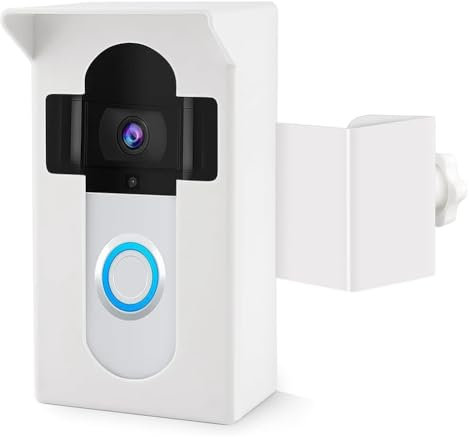 kekaa Anti-Theft Video Doorbell Mount, Ring Doorbells for RingDoorbell Mount No Drill Holder Bracket for Apartment Door Home Rentals