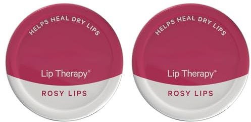 Orignal-Vaseline Lip Therapy Rosy Lip Balm, 20g, Pack of 2, Moisturising Treatment for Dry Lips