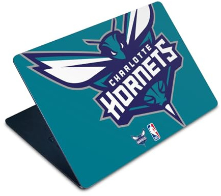 Head Case Designs Officially Licensed NBA Oversized Charlotte Hornets Logo Vinyl Sticker Skin Decal Cover Compatible With Apple MacBook Air 15 M2 2023