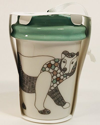Starbucks 2017 Holiday Tasse Ornement Vert menthe Ours