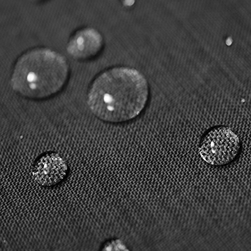 amp-artshop Gartentischdecke Lotus Effekt Eckig 130x340 cm Grau BZW. Anthrazit - Farbe, Form & Größe wählbar mit Fleckschutz - (LE_E130x340DGrau)