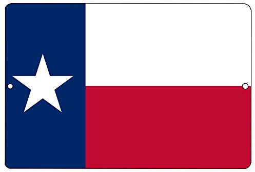 Rogue River Tactical Metall-Blechschild mit Texas-Staatsflagge, Wanddekoration, Männerhöhle, Bar, Texaner