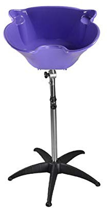 Professionel Haarshampoo Schüssel Mobiles Tragbar Höhenverstellbar Salon Tiefes Becken Zum Haare Waschen Im Bett Und Zu Hause PP Kunststoff Waschbecken Friseur Werkzeug,withoutbucket