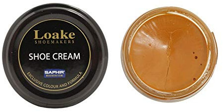 Loake Tan Cream Polish By Saphir - Exclusive Colour And Formula Leather