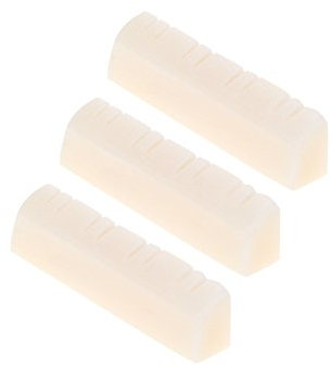 Alomejor Mandolin String Nut 8 String Mandolin Bone Slotted Nuts for Mandolin Parts Accessories