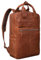 STILORD 'Bryn' Leder Rucksack mit Laptopfach XL Business Rucksack Herren Damen Lederrucksack Groß für 16 Zoll MacBook Trolley Aufsteckbar Vintage Echt Leder, Farbe:maraska - braun