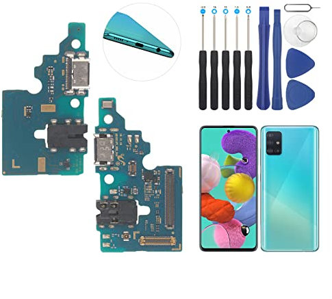 RongZy Ladebuchse Kompatibel mit Samsung Galaxy A51 USB Dock Connector für Samsung Galaxy A51 A515F Flexkabel Ladeport Ladebuchse Ersatz