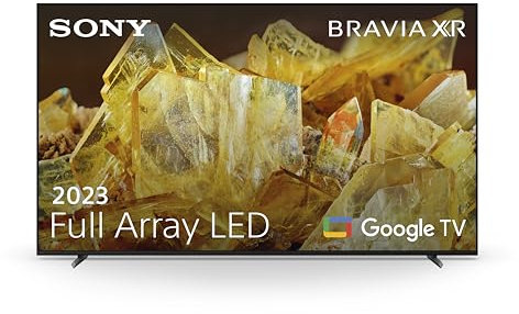 Sony BRAVIA XR, XR-85X90L, 85 Inch, Full Array LED, Smart TV, 4K HDR, Google TV, ECO PACK, BRAVIA CORE, Perfect for PlayStation5, Aluminium Seamless Edge Design, 5 Year Warranty