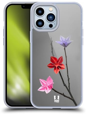 Head Case Designs Flor De La Estrella Oribana Caso Funda de Gel Suave Compatible con Apple iPhone 13 Pro MAX