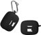 kwmobile Case Compatible with JBL Tune 230 NC TWS / T230NC / T235NC Case - Silicone Cover Holder for Earbuds - Black Matte