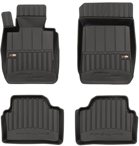 SMK Gummimatten auto fußmatten Satz passend für BMW 3er E90 2004-2012 Erleben Sie einen neuen Standard des Reisens mit rutschfesten auto fussmatten - Mehrjahres- auto teppiche für alle Straßenverhältn