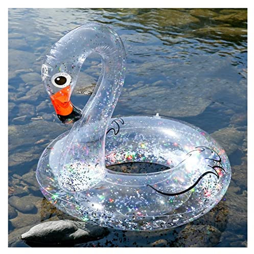 Schimmern und glänzen Sie mit kristallglitzernden aufblasbaren Seepferdchen-, Muschel- und Seesternschwimmern: Riesige Aufsitz-Luftmatratze-SchwimmringeA