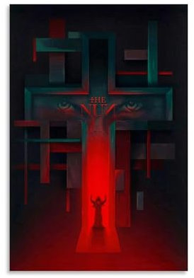 MUTYNE The Conjuring Nun Series Poster Dekorative Malerei Leinwand Wandkunst Wohnzimmer Poster Schlafzimmer Malerei 12x18inch(30x45cm)
