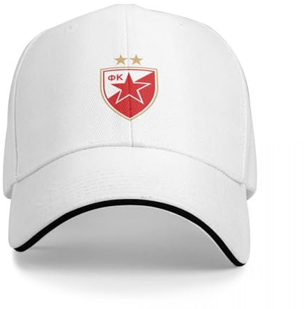 CanKan Basecap Roter Stern Belgrad Baseballkappe Mode Strandhüte für Frauen Männer