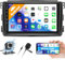 CAMECHO Android 13 Autoradio mit Navi für Mercedes-Benz Smart Fortwo 2005-2010,9 Zoll Bildschirm Doppel Din Autoradio mit Bluetooth RDS/FM MirrorLink und USB+Rückfahrkamera