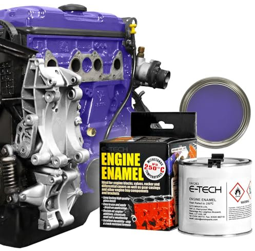 E-TECH Engine Enamel - 250ml Brush-on paint (Violet)