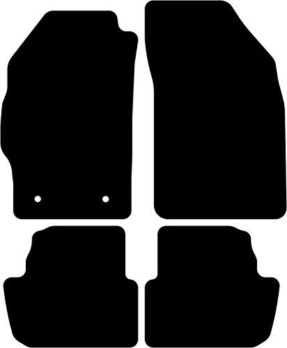 Kovvar Fußmatten passend für Chevrolet Spark 2010-2013 Passend zur Ausführung: Spark | Qualität: Premium