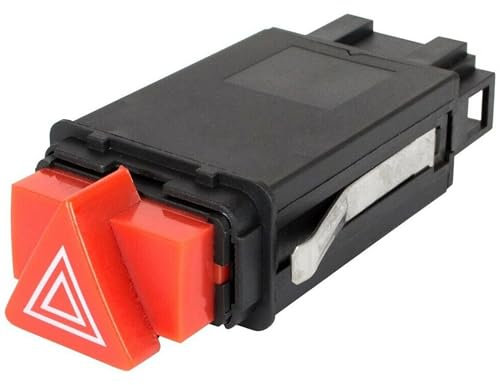 Partsline Bouton de Warning Feux de Détresse compatible avec A3 (8L1) de 2001 à 2003-8L0941509L 8L0941509P