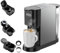 Máquina de café Heightening Espresso 4en1 para Nespresso Original/Dolce Gusto/Cápsulas molidas y cápsulas de café ESE,Cafeteras automáticas de 19 bares (Negro)