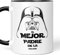 LA CASA DE LAS TAZAS® Regalos para Papa. Regalos Originales Día del Padre - Papá - Super Papa, Regalos Hombre Originales - Taza Papa - Cumpleaños Padre, Regalo Gracioso Papa (Negro)