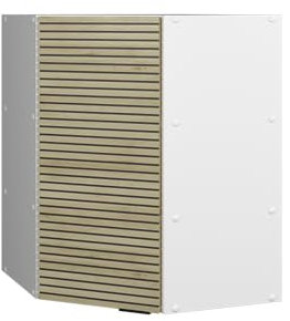 Vicco Küchenschränke Fame-Line, Küchen-Eckschrank, Eiche Paneel, 57 cm