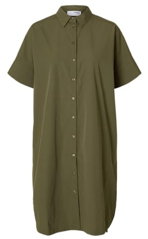 SELECTED FEMME Damen Slfblair 2/4 Short Shirt Dress Noos Slfblair 2/4 Short Shirt Dress Noos (1er Pack)