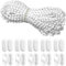 10m Roller Blind Chain Connectors,Roller Blind Chain Replacement,Roman Blind Kit,Roman Blind Cord,Blind Cord Connector,Vertical Blind Chain,Venetian Blinds Cord (SIZE:32.8ft)