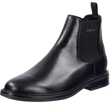 GANT 31651089/G00 Stiefel mit Kaltfutter Glattleder Herren in schwarz