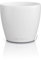 Lechuza - Recipiente de Mesa Classico Color 12 Deco Blanco, Superficie Mate, diámetro 13 x 12 cm, 16671