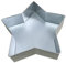 EUROTINS Single Star Brithday Cake Tin Mould Pan 8