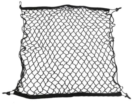 Siuku Kompatibel mit VW für Passat für B8 2014-2022 Auto-Kofferraumnetz Mesh-Organizer Elastisches Gepäck Verbesserte doppelte Aufbewahrungstasche(70cm x 70cm)