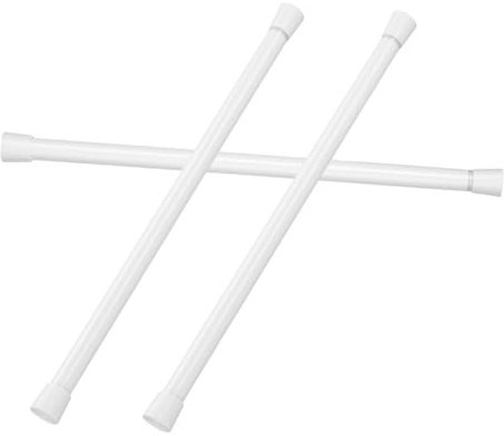 Housoutil 3 Pièces Barre De Rideau Extensible Sans Perçage Pour Fenêtres Et Rideaux De Porte Réglable