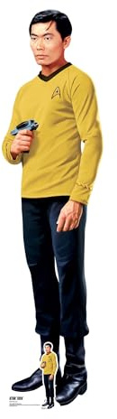 Star Cutouts SC4817 Star Trek Hikaru Sulu George Takei Lifesize Cardboard Cutout 175cm – Classic Star Trek Fan Display & Collector Gift