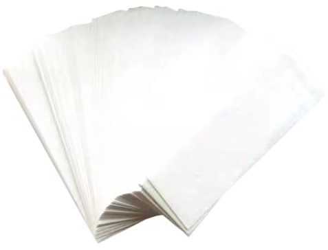 FUTUREORYY Saxophon Reinigungspapier für Flöten Oboe Saugfähiges Einwegpapier zur Pflege von Lederpolstern (100 Stück Weiß)