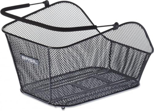 Basil Fahrradkorb Icon M Multi System, Black, 46 x 34 x 25 cm, 11229