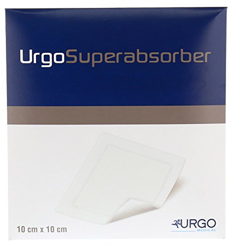 URGOSUPERABSORBER 10x10 cm Verband 10 Stück