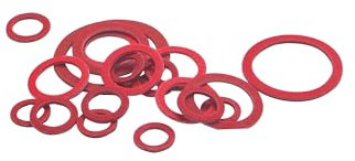 Assortiment Joints Fibre Rouge Eau Chaude/Eau Froide 5 joints 12x17 + 5 joints 15x21 + 5 joints 20x27 + 2 joints 26x34 + 1 joint 33x42 + 1 joint 40x49 NOYON & THIEBAULT
