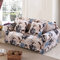Elastisch Sofa Überwürfe Sofabezug, Morbuy Eleganter Jacquard Ecksofa L Form Stretch Antirutsch Armlehnen Sofahusse Abdeckung für Sofa Couchbezug Sesselbezug (4 Sitzer,Luxus-Pfingstrose)