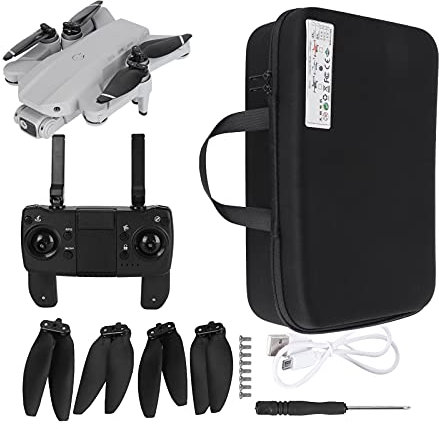 L900 PRO Drone plegable GPS 4K Professional 5G WIFI Drone Cámara dual HD Quadcopter sin escobillas con retorno automático para entusiastas de los drones(Bolso negro blanco roto)