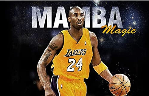 RUIYANMQ Holzpuzzle 1000 Stück Schwarz Mamba NBA Basketball Star Puzzles Lernspielzeug Für Erwachsene Geburtstagsgeschenk Yp31Vq