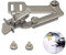 Reliure pour Machine à Coudre - Ourlet Roulé Pied Presseur - Machine à Coudre Reliure - Réglable Presseur - Pied de Machine à Coudre en Acier Inoxydable,Convient aux Machines à Coudre ordinaires