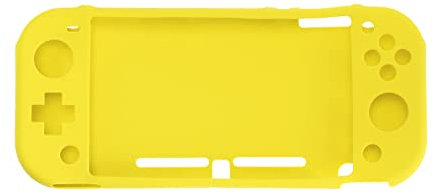 Be In Your Mind Housse en Silicone Compatible avec Nintendo Switch Lite Console Coque de Protection Souple Coque Antichoc Anti-Rayures Accessoires de Jeux Vidéo, Jaune